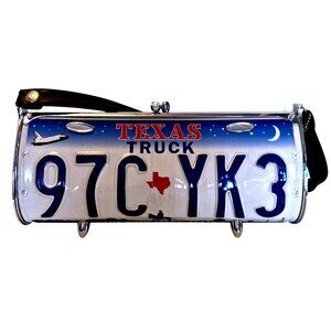 ROADFLAIR By LITTLEARTH TEXAS TRUCK License Plate Shoulder Bag/Clutch